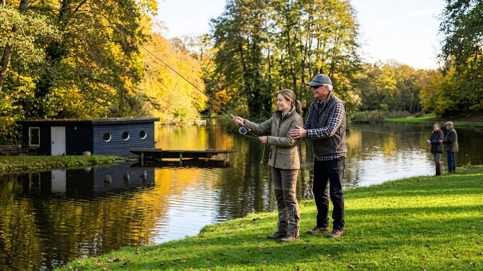 fly fishing experience day with instructor at private lake